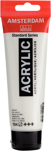 Royal Talens Talens Amsterdam acrylverf 120 ml 104 - Zinkwit