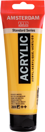 Royal Talens Talens Amsterdam acrylverf 120 ml 269 - Azogeel Middel