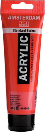 Royal Talens Talens Amsterdam acrylverf 120 ml 315 - Pyrrolerood