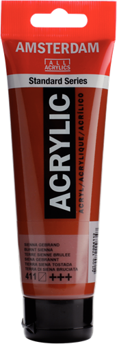 Royal Talens Talens Amsterdam acrylverf 120 ml 411 - Sienna Gebrand