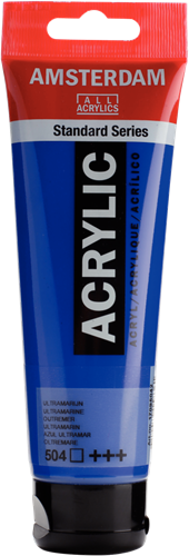 Royal Talens Talens Amsterdam acrylverf 120 ml 504 - Ultramarijn