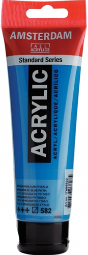 Royal Talens Talens Amsterdam acrylverf 120 ml 582 - Mangaanblauw Phtalo