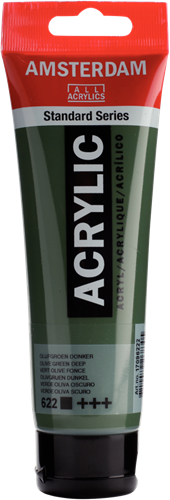 Royal Talens Talens Amsterdam acrylverf 120 ml 622 - Olijfgroen Donker