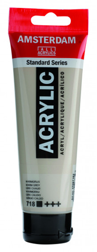 Royal Talens Talens Amsterdam acrylverf 120 ml 718 - Warmgrijs