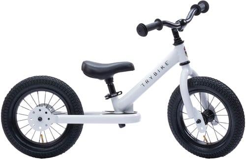 Trybike loopfiets Steel wit - tweewieler