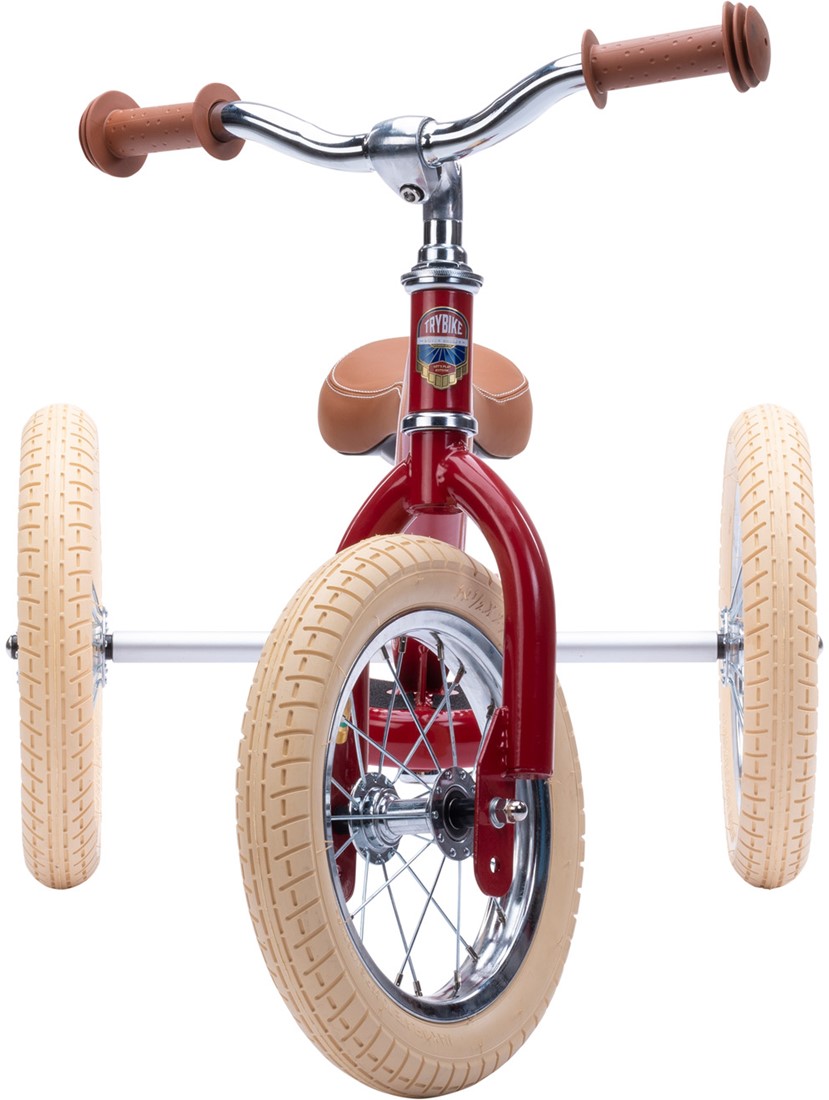 Trybike loopfiets 2 in 1 Steel vintage rood