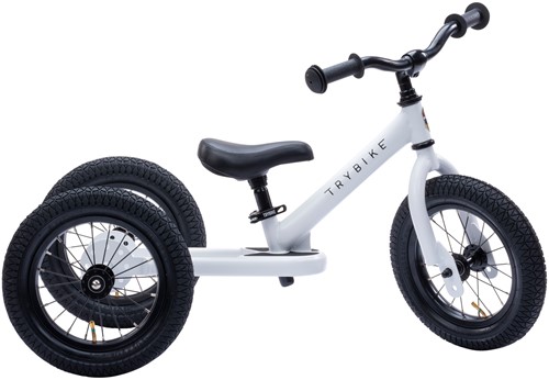 Trybike loopfiets 2 in 1 Steel - wit