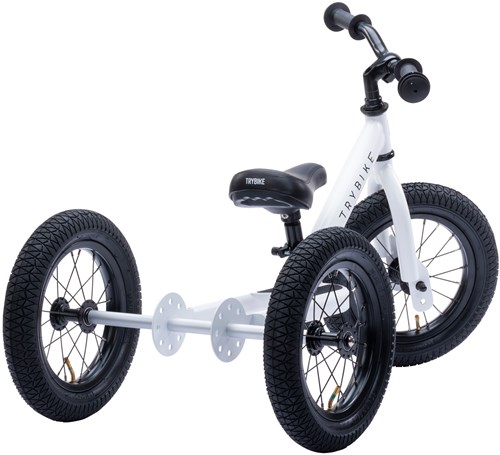 Trybike loopfiets 2 in 1 Steel - wit - loopfiets voor kinderen-3