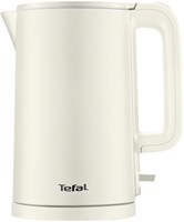 Tefal waterkoker 1,5L dubbelwandig veilig wit - Thermo Protect