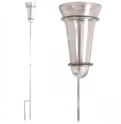 Esschert Design regenmeter tuin zink glas weerstation buiten