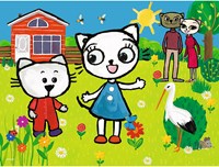 Trefl puzzel The Adventures of Kitty Feline - 30 stukjes kinderpuzzel