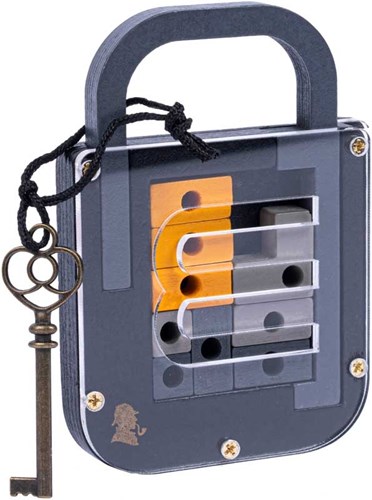 Blokpuzzel Sherlock's Lock - Kartonnen puzzel voor kinderen en volwassenen-2