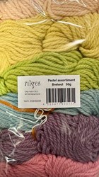 Filges breiwol pastel assortiment - Bioland wol voor handwerken