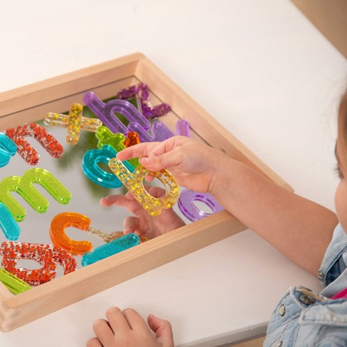 TickiT houten spiegelbakje educatief speelgoed met spiegel-3