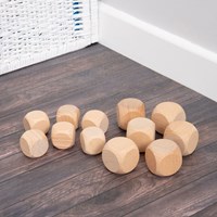 TickiT houten blokken educatief speelgoed 40mm natuurlijk-2