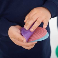 TickiT sensorische cirkels - SiliShapes speelset voor kinderen-2