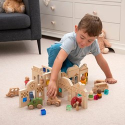 TickiT houten speelgoed Town Discovery Dividers - educatief spel