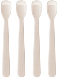 Tigex baby lepels set - hygiënisch siliconen - 4 stuks - vanaf 6 maanden