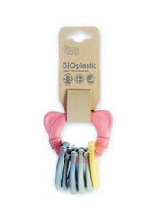 Dantoy bijtringen BIOplastic baby speelgoed pastel kleuren 7-delig