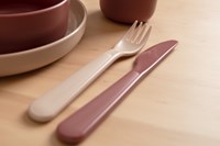 Dantoy bestekset speelgoed TINY Dinnertime zand rood 6-delig duurzaam-2