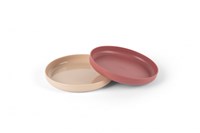 Dantoy baby servies set - bordenset zand rood - duurzaam speelgoed