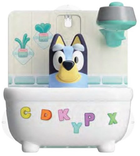 Tomy badspeelgoed Bluey douche en waspret met zuignappen