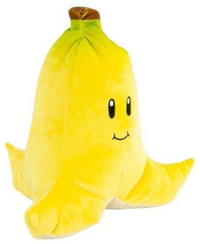 Tomy pluche knuffel Mario Kart banaan 30 cm superzacht speelgoed