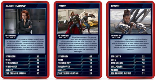 Marvel kaartspel Top Trumps Marvel Cinematic Universe speelkaarten-2