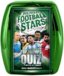 Winning Moves kaartspel Top Trumps Quiz Wereld Voetbalsterren voetbalspel
