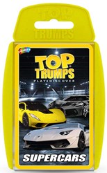 Winning Moves kaartspel Supercars Top Trumps - speelkaarten en superauto's
