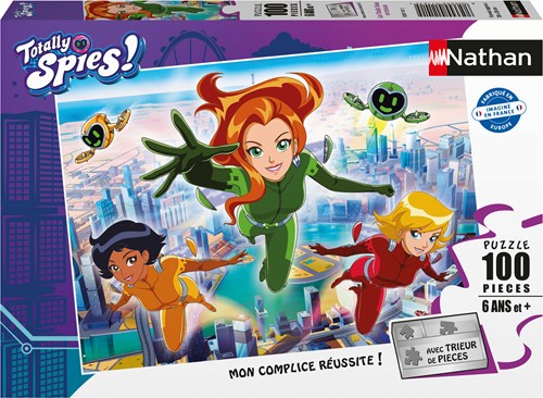 Nathan legpuzzel Totally Spies on a Mission 100 stukjes karton-2