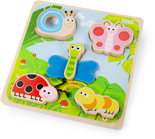 Tidlo houten puzzel - educatief insecten speelgoed voor kinderen