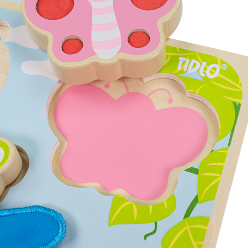 Tidlo houten puzzel - educatief insecten speelgoed voor kinderen-3
