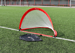 Precision voetbaldoel pop-up gewogen 180cm x 110cm voor buiten