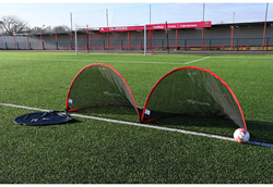 Precision Pop-up Goals voetbaldoelen set 180x110cm draagtas