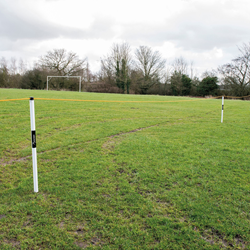 Precision afzetpalen speelgoed set - crowd barrier - 60 meter touw