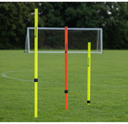 Precision trainingspalen verstelbaar - set van 12 - sportaccessoire