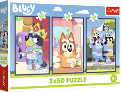 Trefl puzzel Bluey familie - 3x50 stukjes - FSC Mix 70% puzzel