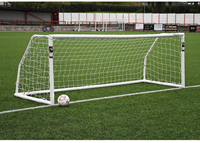 Precision voetbaldoel match BS 8462 goedgekeurd 12' x 4' wit