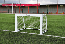 Precision voetbaldoel Pro Mini aluminium inklapbaar target goal 3x2,5ft