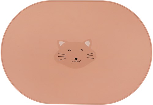 Trixie siliconen placemat Mrs. Cat - kindertafelaccessoire multicolor