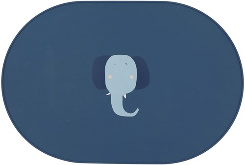 Trixie siliconen placemat kinderen - Mrs. Elephant - flexibel en veilig