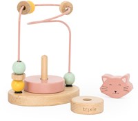 Trixie houten kralenframe - educatief speelgoed Mrs. Cat - FSC hout