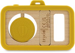 Trixie houten babycamera met siliconen - Mr. Lion - sensorisch speelgoed