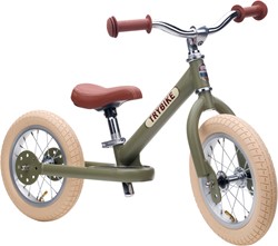Trybike loopfiets Steel vintage groen - tweewieler