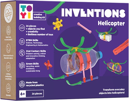 Toyi Inventions Helicopter Building Kit