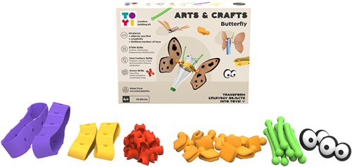 Toyi Arts and Crafts Butterfly Building Kit