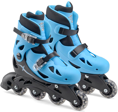 Xootz Inline Skates kinderskates blauw verstelbaar maat 28-31