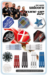 Unicorn darts accessoiresset Team Tune Up Kit multicolor 82-delig