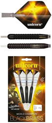 Unicorn Gary Anderson Black Brass Darts - Black - 23g